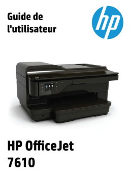 HP OFFICEJET 7612 WF Manuel utilisateur