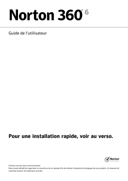 Symantec Norton 360 v6.0 Manuel utilisateur