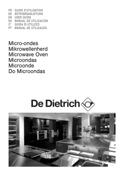 De Dietrich DME1129W Manuel utilisateur