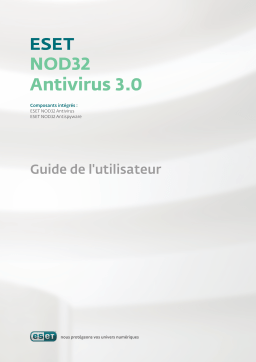 ESET NOD32 ANTIVIRUS 3.0 Manuel utilisateur