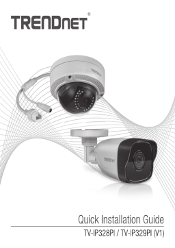 Trendnet TV-IP328PI Indoor/Outdoor 4MP H.265 PoE IR Bullet Network Camera Manuel utilisateur