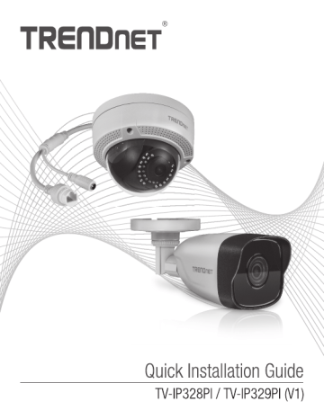 TV-IP329PI | Trendnet TV-IP328PI Indoor/Outdoor 4MP H.265 PoE IR Bullet Network Camera Manuel utilisateur | Fixfr