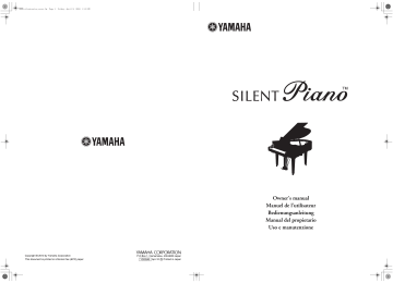 Manuel du propriétaire | Yamaha SILENT PIANO Manuel utilisateur | Fixfr