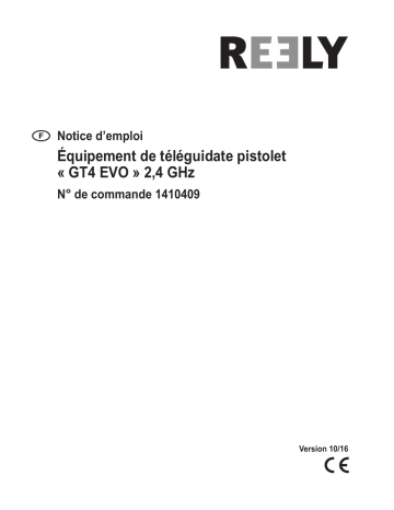 Mode d'emploi | Reely 1410409 GT4 EVO Pistol grip RC 2,4 GHz No. of channels: 4 Manuel utilisateur | Fixfr