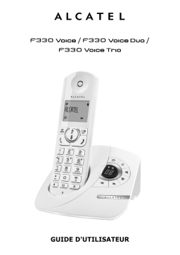 Alcatel F330 VOICEF330 DUO Manuel utilisateur