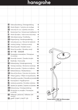 Hansgrohe Showerpipe Croma S 280 Mode d'emploi