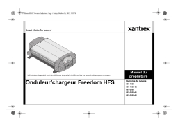 Xantrex Freedom HFS Manuel utilisateur