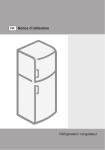 Gorenje RF6172BW R&eacute;frig&eacute;rateur combin&eacute; Manuel utilisateur
