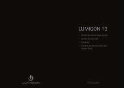 Lumigon T3 Manuel utilisateur