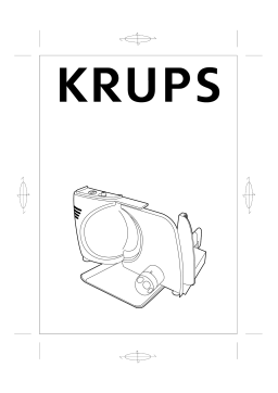 Krups F372 Manuel utilisateur