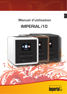 Imperial DABMAN i110 BLACK Web radio Manuel du propriétaire