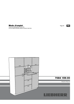 Liebherr WKEgb 582 Cave à vin encastrable Manuel du propriétaire