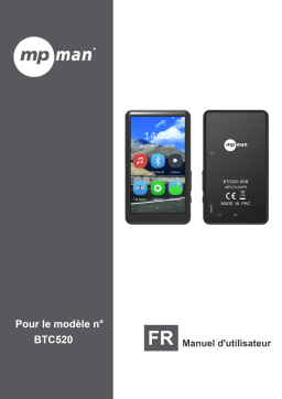 MPMan BTC520 iPod ou autre lecteur MP3 Manuel du propriétaire