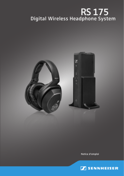 Sennheiser RS 175-U Casque audio ou écouteurs sans fil / Bluetooth Manuel du propriétaire