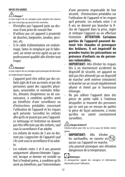 DeLonghi HFS50D22 Radiateur électrique Manuel du propriétaire