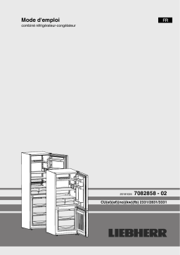 Liebherr CUno 2831 Réfrigérateur Manuel du propriétaire