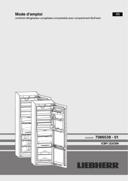 Liebherr ICBP 3266 Réfrigérateur encastrable Manuel du propriétaire