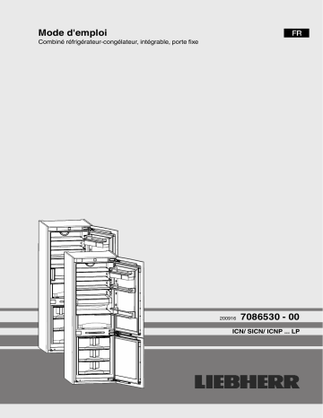 ICN 3386 | Liebherr ICNP 3366 Réfrigérateur encastrable Manuel du propriétaire | Fixfr