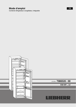 Liebherr ICS 3234 Réfrigérateur encastrable Manuel du propriétaire