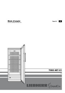 Liebherr WKT 4552-21 GrandCru Frigo à vin Manuel du propriétaire