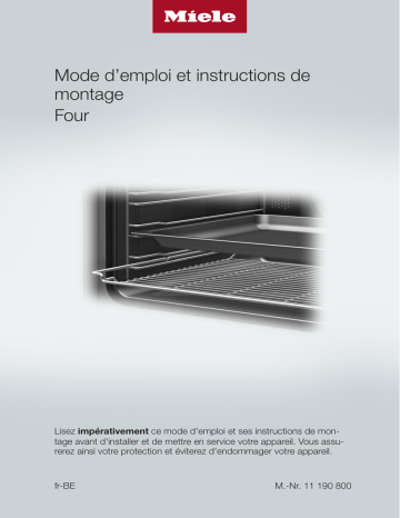 Miele H 7164 B cs Four encastrable Manuel du propriétaire | Fixfr