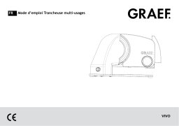 Graef VIVO V 12 Trancheuse à pain ou à charcuterie Manuel du propriétaire