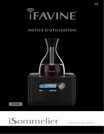 IFAVINE iSOMMELIER D512 Décanteur à vin Manuel du propriétaire | Fixfr