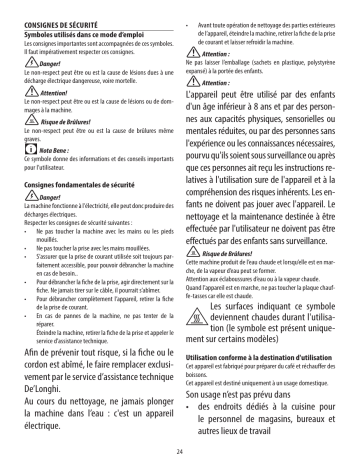 EC685M | DeLonghi EC685R Machine à expresso Manuel du propriétaire | Fixfr