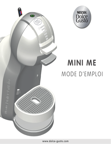 Krups DOLCE GUSTO MINI ME KP120H10 RED Machine à dosettes - Nespresso - Senseo - Dolce Gusto Manuel du propriétaire | Fixfr