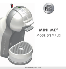 Krups DOLCE GUSTO MINIME KP1208 BLACK Machine à dosettes - Nespresso - Senseo - Dolce Gusto Manuel du propriétaire