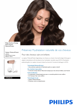 Philips HP8280/00 Sèche-cheveux Manuel du propriétaire