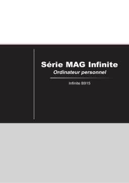 MSI MAG Infinite 10SI-1032EU Desktop PC / Mac Manuel du propriétaire