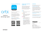 Netgear ORBI KIT WIFIMULTIROOM 2K RBK40 AC2200 Routeur wi-fi Manuel du propri&eacute;taire