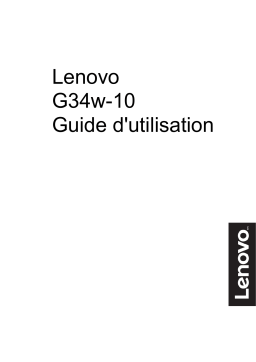 Lenovo G34W-10 Moniteur PC Manuel du propriétaire