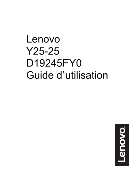 Lenovo LEGION Y25-25 Moniteur PC Manuel du propriétaire