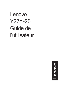 Lenovo LEGION Y27Q-20 Moniteur PC Manuel du propriétaire