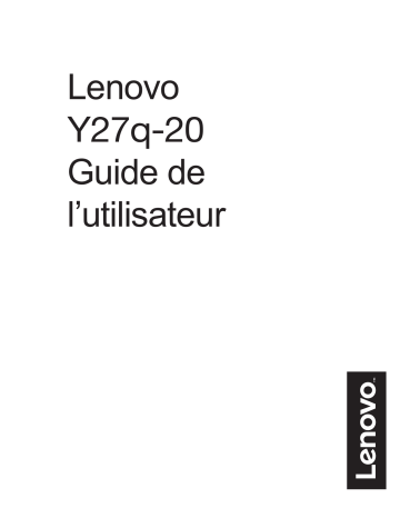 Lenovo LEGION Y27Q-20 Moniteur PC Manuel du propriétaire | Fixfr