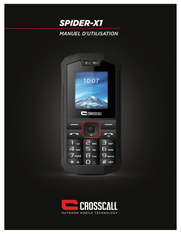 Crosscall SPIDER X1 BLACK Téléphone portable / Téléphone mobile Manuel du propriétaire | Fixfr