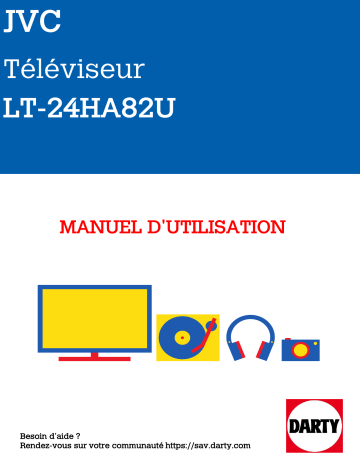 JVC LT24HA82U LCD/LED TV < 71cm Manuel du propriétaire | Fixfr