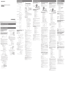 Sony HTS20R.CEL Home cinéma / barre de son Manuel du propriétaire