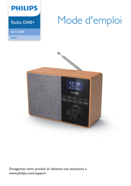 Philips TAR5505/10 Radio FM / DAB Manuel du propriétaire