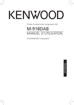 Kenwood M-918DAB Chaîne hi-fi stéréo Manuel du propriétaire