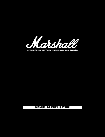 Marshall STANMORE II GOOGLE BLACK Enceinte sans fil multiroom ou wi-fi Manuel du propriétaire | Fixfr