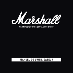 Marshall UXBRIDGE VOICE SPEAKER Enceinte sans fil multiroom ou wi-fi Manuel du propriétaire