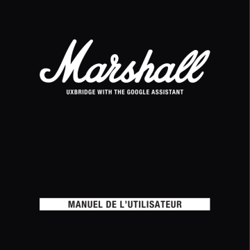 Marshall UXBRIDGE VOICE SPEAKER Enceinte sans fil multiroom ou wi-fi Manuel du propriétaire | Fixfr