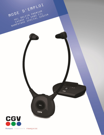 CGV HEL DOLFIN DUO Casque audio ou écouteurs sans fil / Bluetooth Manuel du propriétaire | Fixfr