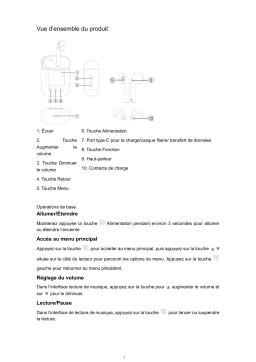 Denver TWM-850 Casque audio ou écouteurs sans fil / Bluetooth Manuel du propriétaire