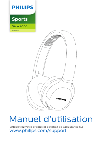 Philips TASH402BK/00 Casque audio ou écouteurs sans fil / Bluetooth Manuel du propriétaire | Fixfr