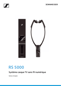 Sennheiser RR5000 Casque audio ou écouteurs sans fil / Bluetooth Manuel du propriétaire