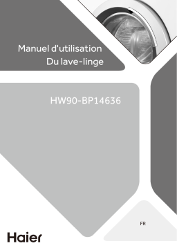 Haier HW90-BP14636N Machine à laver Manuel du propriétaire